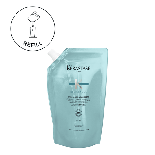 Bain Force Architecte Shampoo Refill Pouch - Refills | L'Oréal Partner Shop