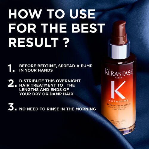 8H Magic Night Hair Serum - Nutritive | L'Or&eacute;al Partner Shop