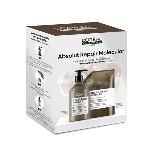 Absolut Repair Molecular Shampoo Refill Kit - Refill | L'Oréal Partner Shop