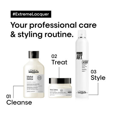 EXTREME LACQUER EXTRA STRONG HOLD HAIRSPRAY - Tecni Art | L'Oréal Partner Shop