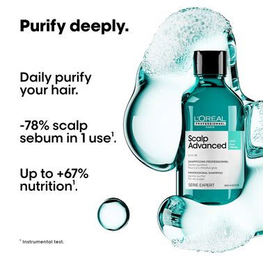 Scalp Advanced Anti-Oiliness Dermo-Purifier Shampoo - Serie Expert | L'Oréal Partner Shop
