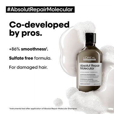 Absolut Repair Molecular Shampoo - NEW! Absolut Repair Molecular | L'Oréal Partner Shop