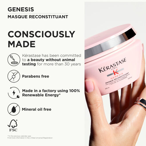 Masque Reconstituant Hair Mask - Genesis | L'Or&eacute;al Partner Shop