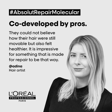 Absolut Repair Molecular Pre-Shampoo spray - NEW! Absolut Repair Molecular | L'Oréal Partner Shop