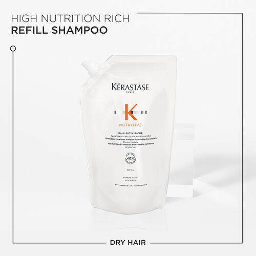 BAIN SATIN RICHE NUTRITIVE SHAMPOO REFILL POUCH - Refill | L'Oréal Partner Shop