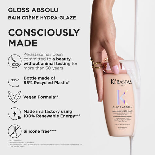 GLOSS ABSOLU BAIN CR&Egrave;ME HYDRA-GLAZE SHAMPOO - Gloss Absolu | L'Or&eacute;al Partner Shop