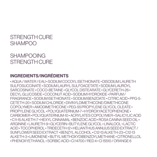 SHAMPOOING STRENGTH CURE - Strength Cure | L'Oréal Partner Shop