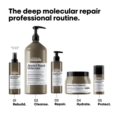 Absolut Repair Molecular Pre-Shampoo spray - NEW! Absolut Repair Molecular | L'Oréal Partner Shop