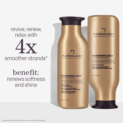 Nanoworks Gold Conditioner - Pureology | L'Or&eacute;al Partner Shop
