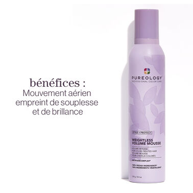 STYLE + PROTECT MOUSSE WEIGHTLESS VOLUME - PUREOLOGY | L'Oréal Partner Shop