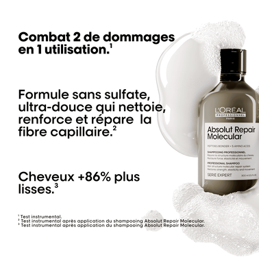 Absolut Repair Molecular shampooing recharge - NOUVEAU! Recharge | L'Oréal Partner Shop