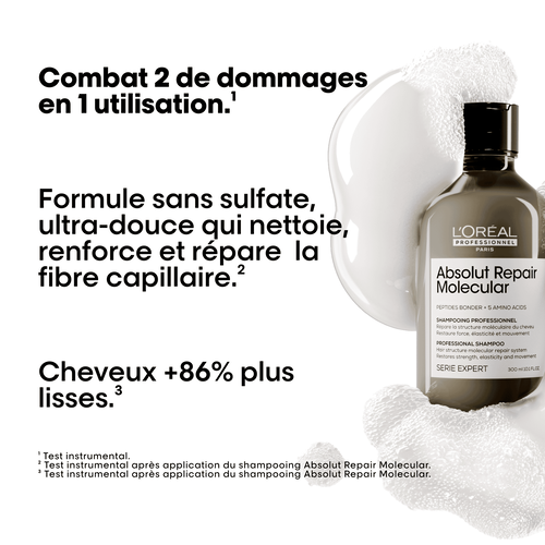 Absolut Repair Molecular shampooing recharge - Recharge | L'Oréal Partner Shop