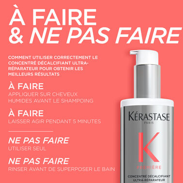 TRAITEMENT PRÉSHAMPOING CONCENTRÉ DÉCALCIFIANT ULTRA-RÉPARATEUR - Première | L'Oréal Partner Shop