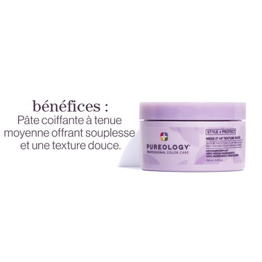 STYLE + PROTECT PÂTE COIFFANTE MESS IT UP - PUREOLOGY | L'Oréal Partner Shop