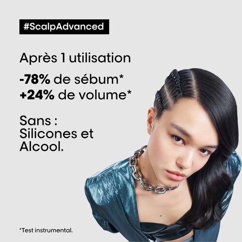 SHAMPOOING DERMO-PURIFIANT ANTI-GRAS SCALP Advanced - Scalp Advanced | L'Or&eacute;al Partner Shop
