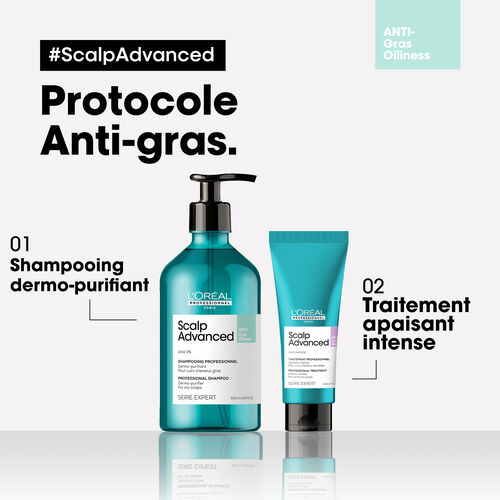 SHAMPOOING DERMO-PURIFIANT ANTI-GRAS SCALP Advanced - Scalp Advanced | L'Or&eacute;al Partner Shop
