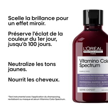 Vitamino Color Spectrum Shampooing neutralisant violet - NOUVEAU! Vitamino Color Spectrum | L'Oréal Partner Shop