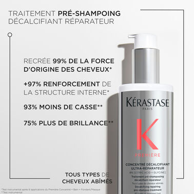 TRAITEMENT PRÉSHAMPOING CONCENTRÉ DÉCALCIFIANT ULTRA-RÉPARATEUR - Première | L'Oréal Partner Shop