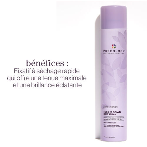 STYLE + PROTECT FIXATIF LOCK IT DOWN - VENDREDI FOU PUREOLOGY | L'Oréal Partner Shop