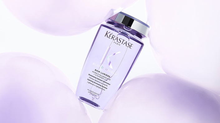 Kérastase Canada Blond Absolu Bain Lumière professional hydrating shampoo for lightened blonde hair.