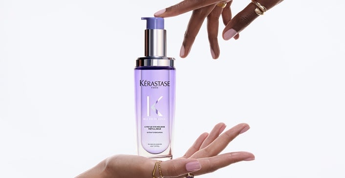 Kérastase Canada Refillable Cicagloss professional hair oil for instant shine.